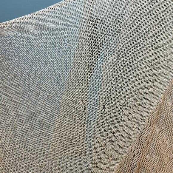 Knitted & Knotted Open Crochet Cardigan Taupe Small READ - Picture 8 of 10